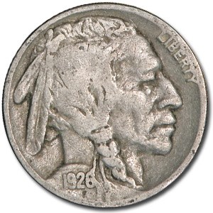 1926 Buffalo Nickel Good+ 1926 Buffalo Nickel Good+